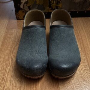 Dansko Brenna Navy Clogs
